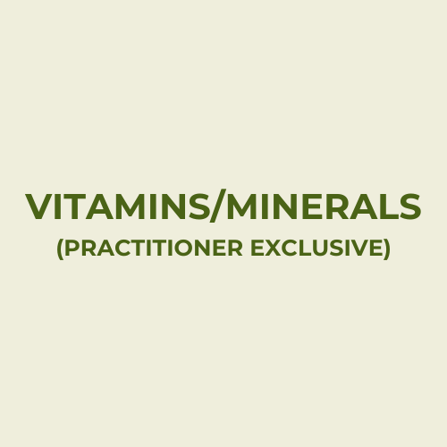 VITAMINS AND MINERALS (Practitioner Exclusive)
