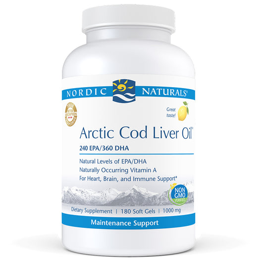 Nordic Naturals Arctic Cod Liver Oil 180s