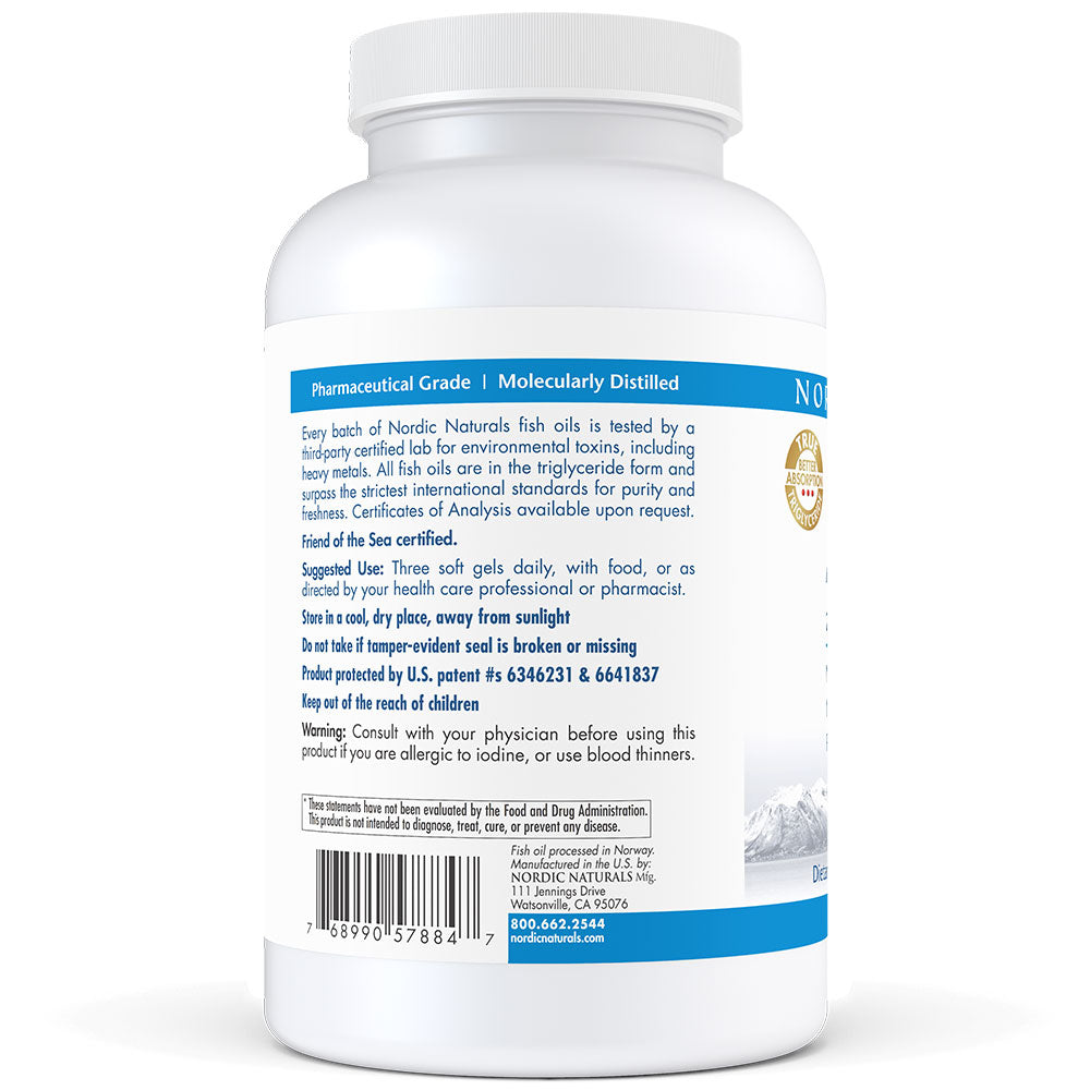 Nordic Naturals Arctic Cod Liver Oil 180s