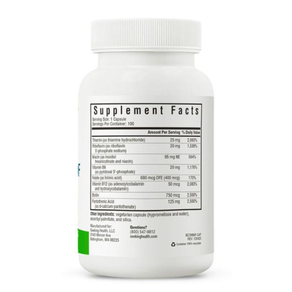 B Complex (Methyl Free) - 100 capsules
