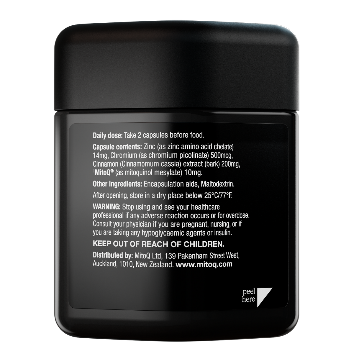 MitoQ +Blood Sugar back