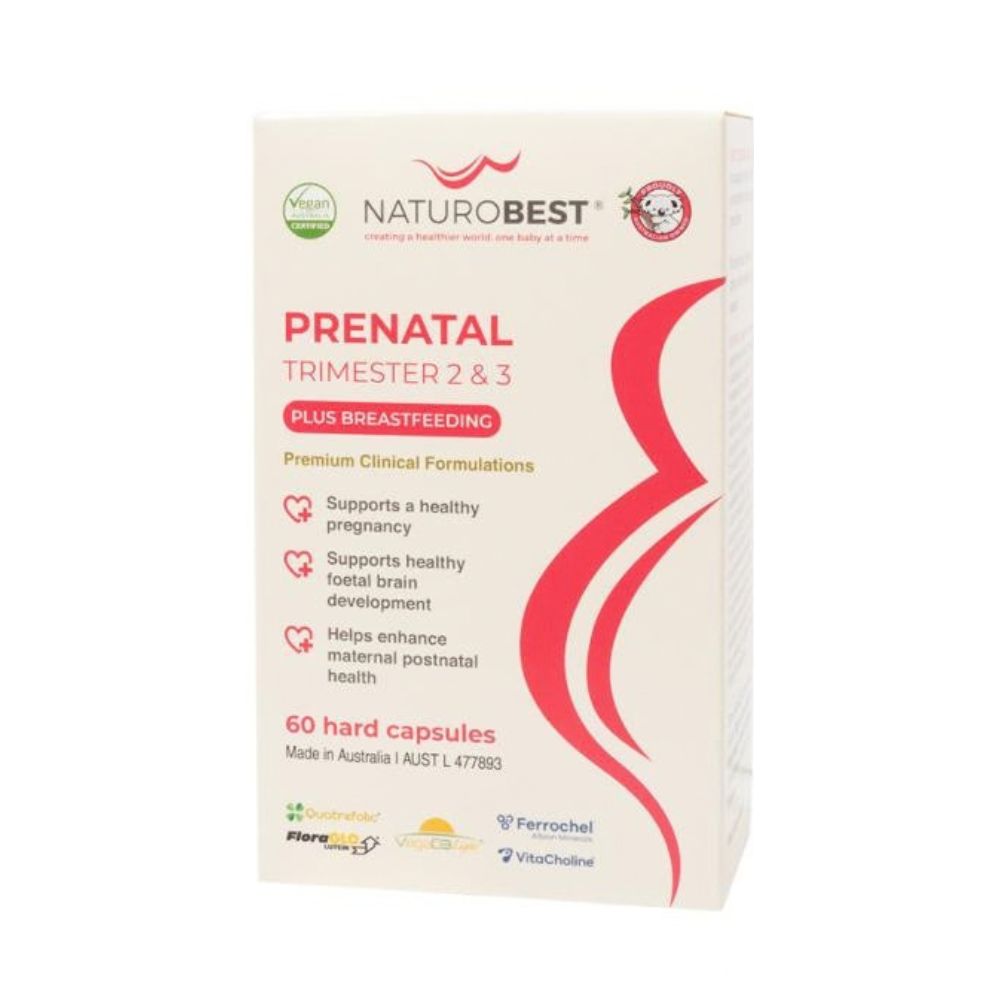 NaturoBest Prenatal Trimester 2 & 3 Plus Breastfeeding