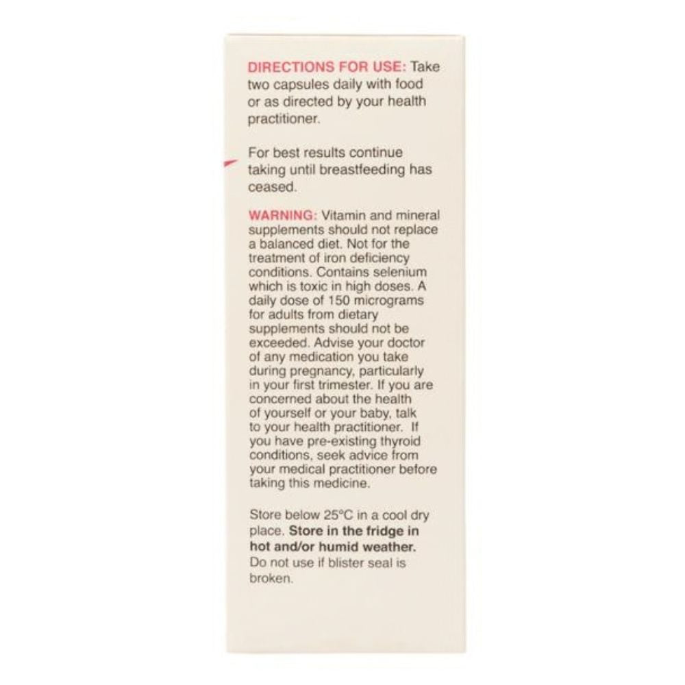 NaturoBest Prenatal Trimester 2 & 3 Plus Breastfeeding direction