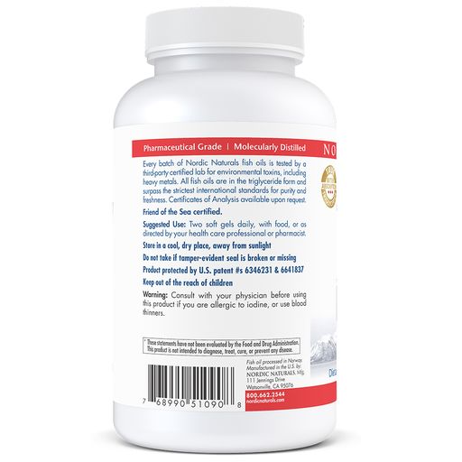 Nordic Naturals ProDHA 120s side