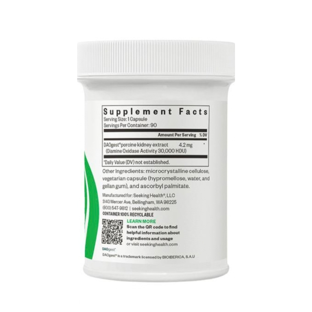Seeking Health DAO Enzyme facts