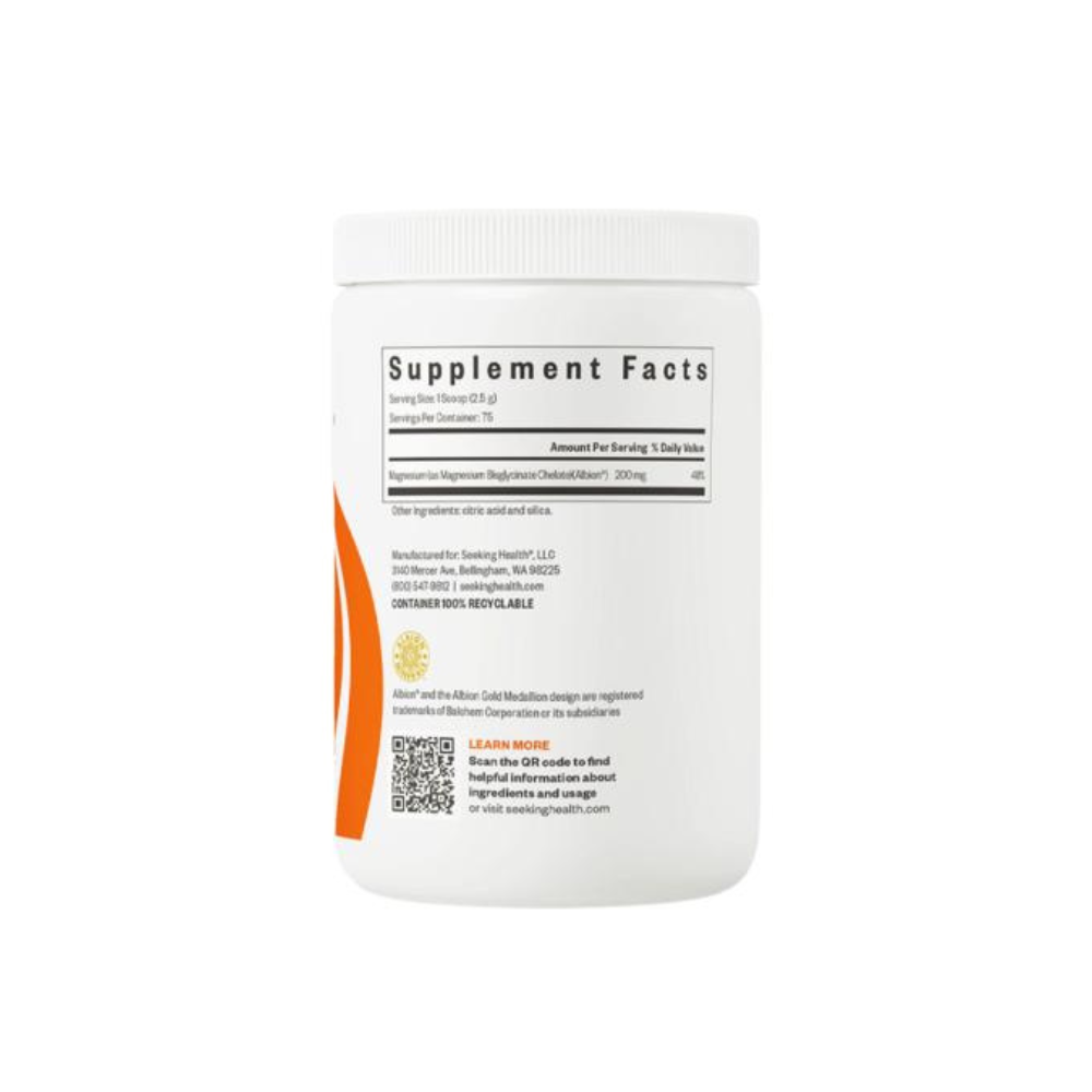 Seeking Health Magnesium Glycinate Powder facts