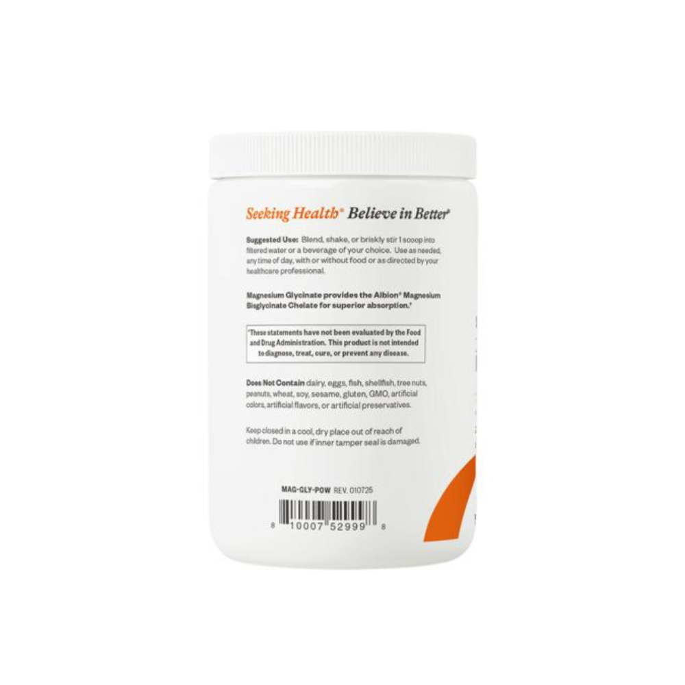 Seeking Health Magnesium Glycinate Powder side