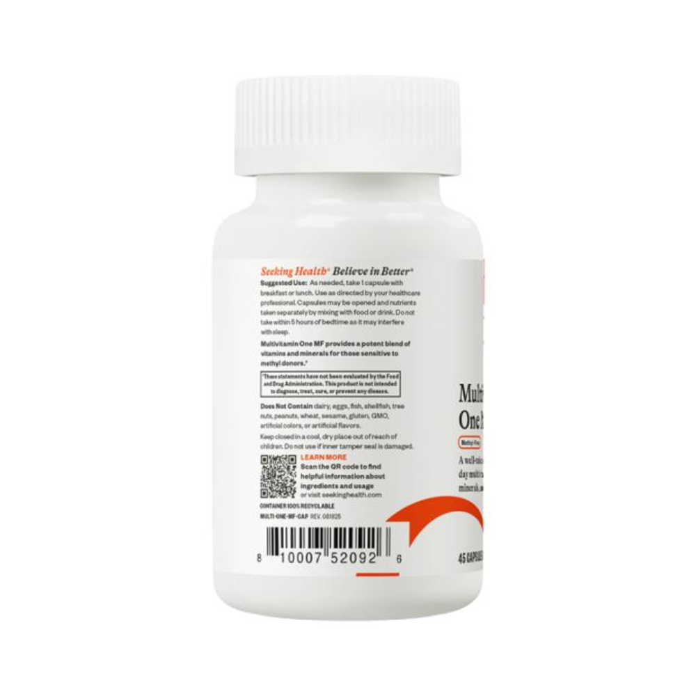 Seeking Health Multivitamin One (Methyl Free) side