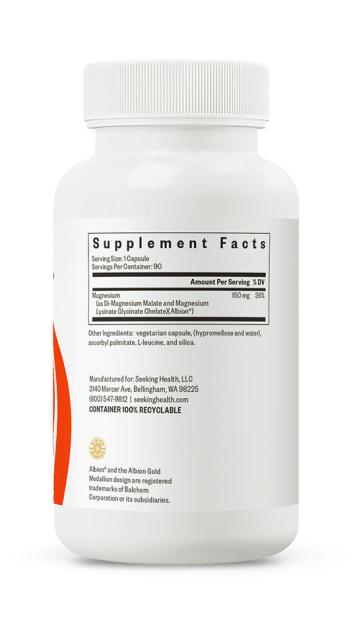 Seeking Health Optimal Magnesium side facts