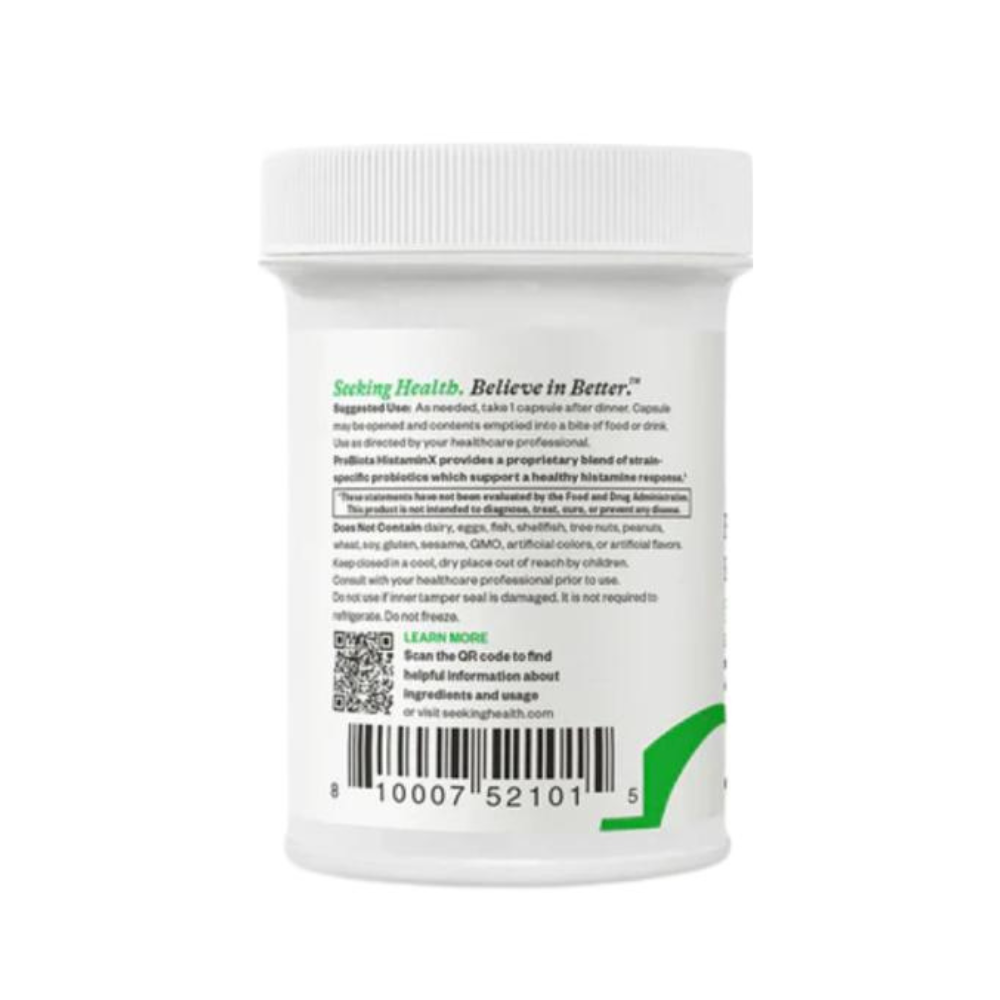 Seeking Health Probiota HistaminX side
