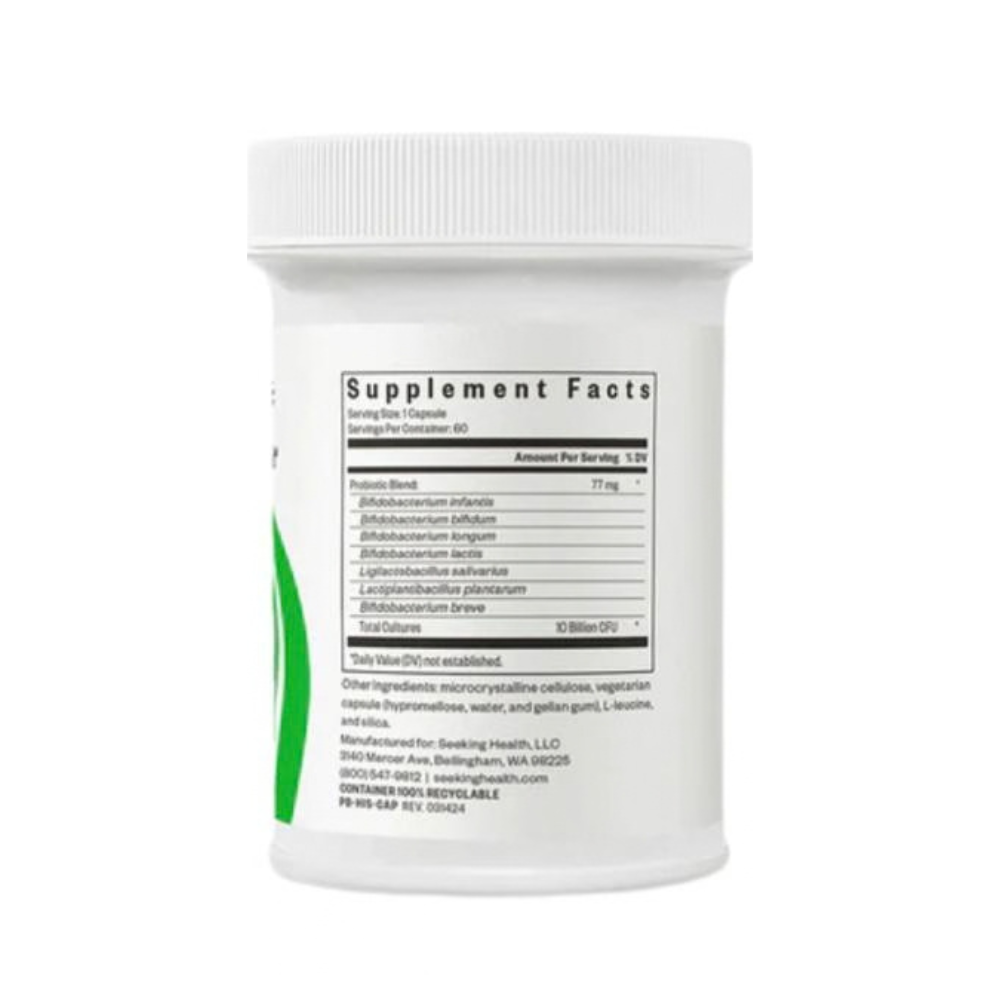 Seeking Health Probiota HistaminX supplement facts
