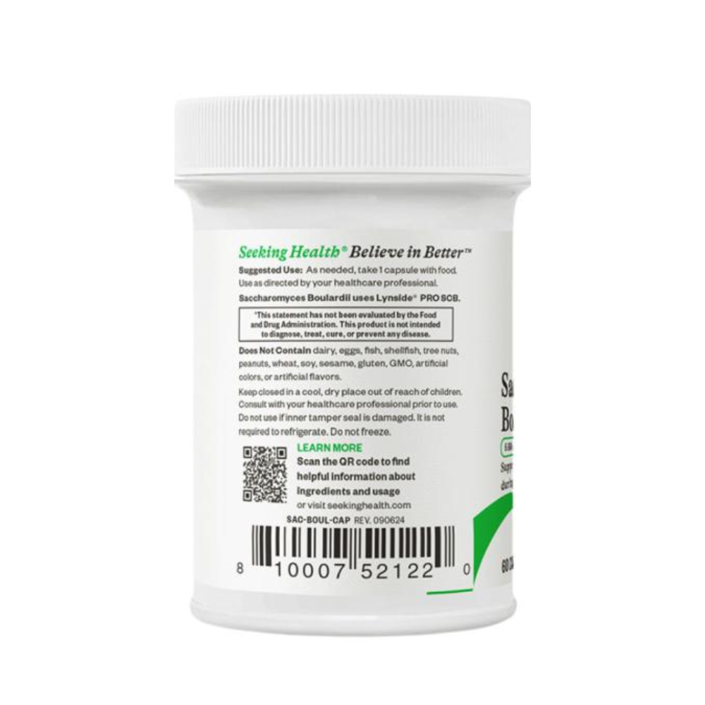 Seeking Health Saccharomyces Boulardii side