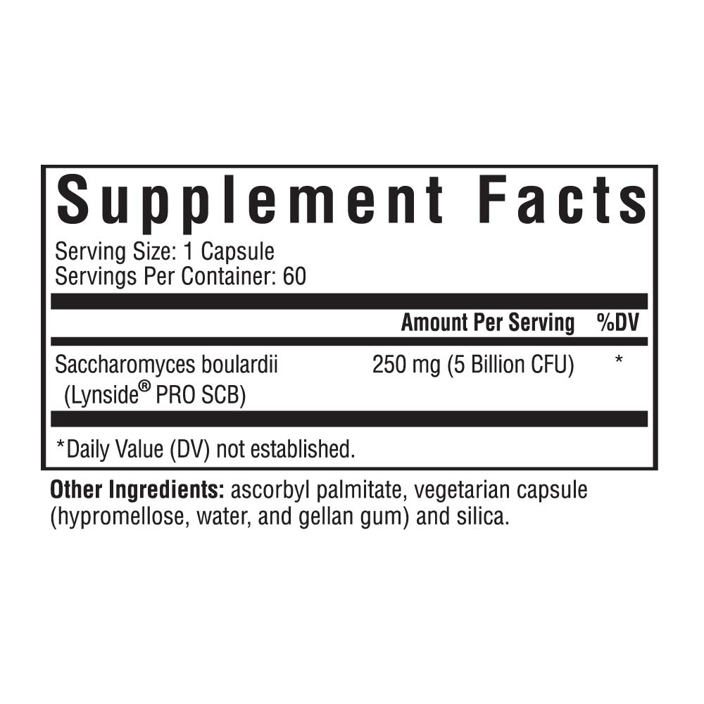 Seeking Health Saccharomyces Boulardii supplements facts