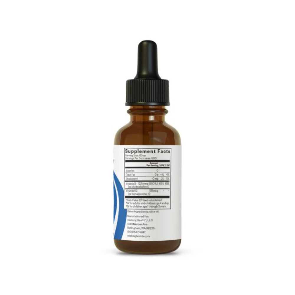 Seeking Health Vitamin D3/K2 fact
