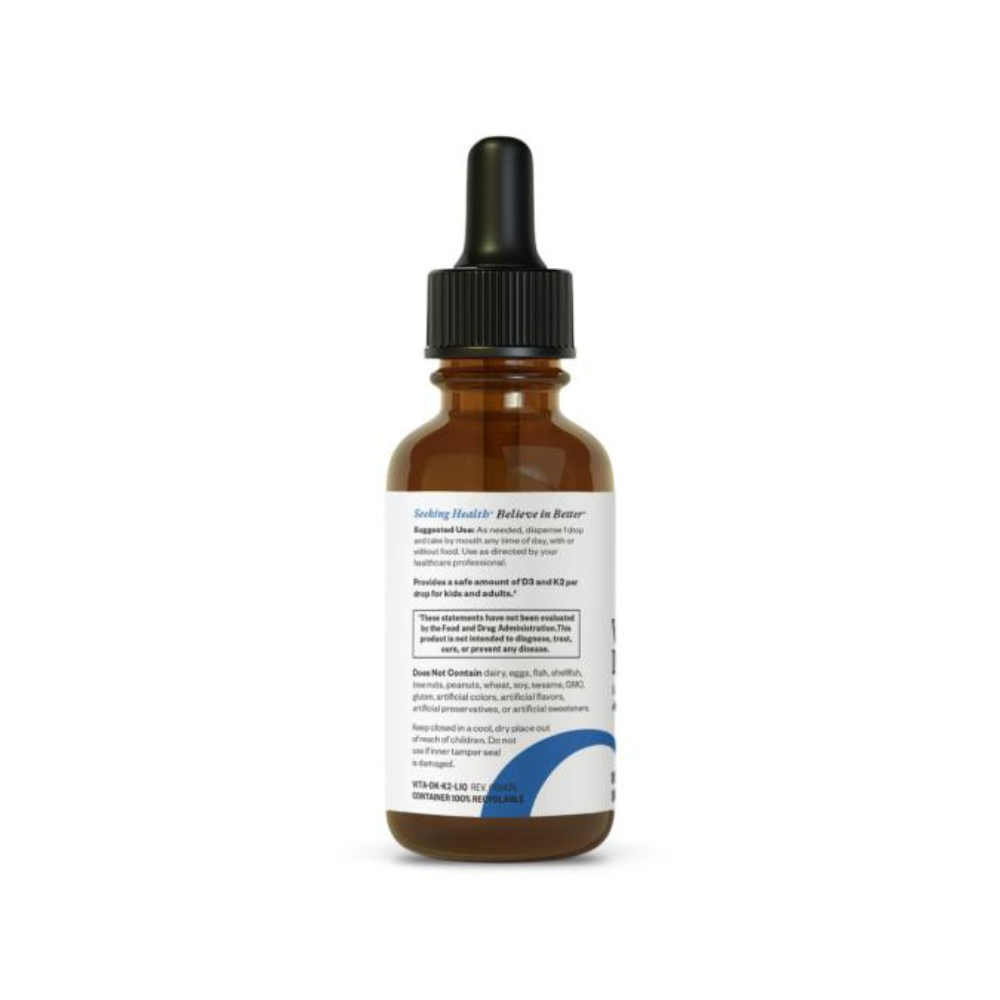 Seeking Health Vitamin D3/K2 side
